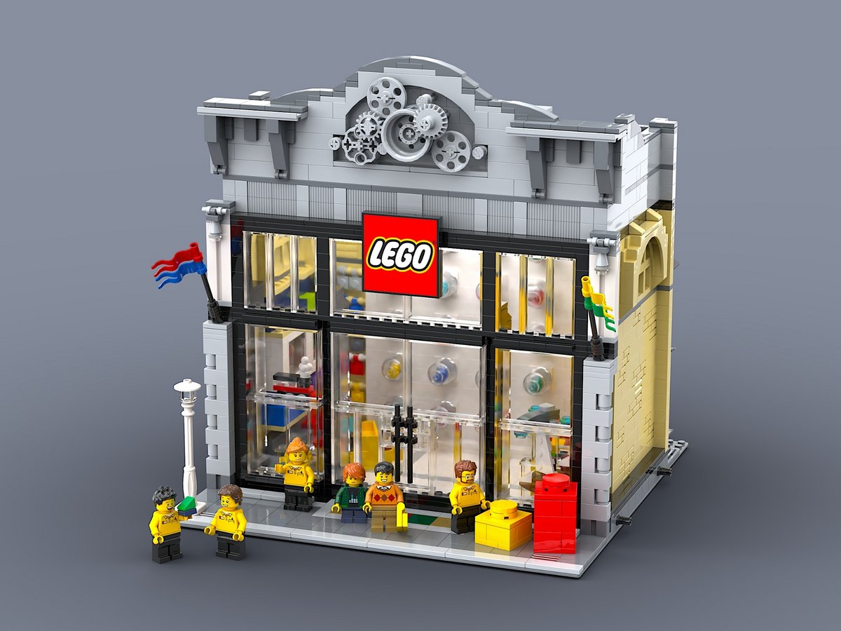 Le Lego Store modulaire d'une précédente compétition © LEGO