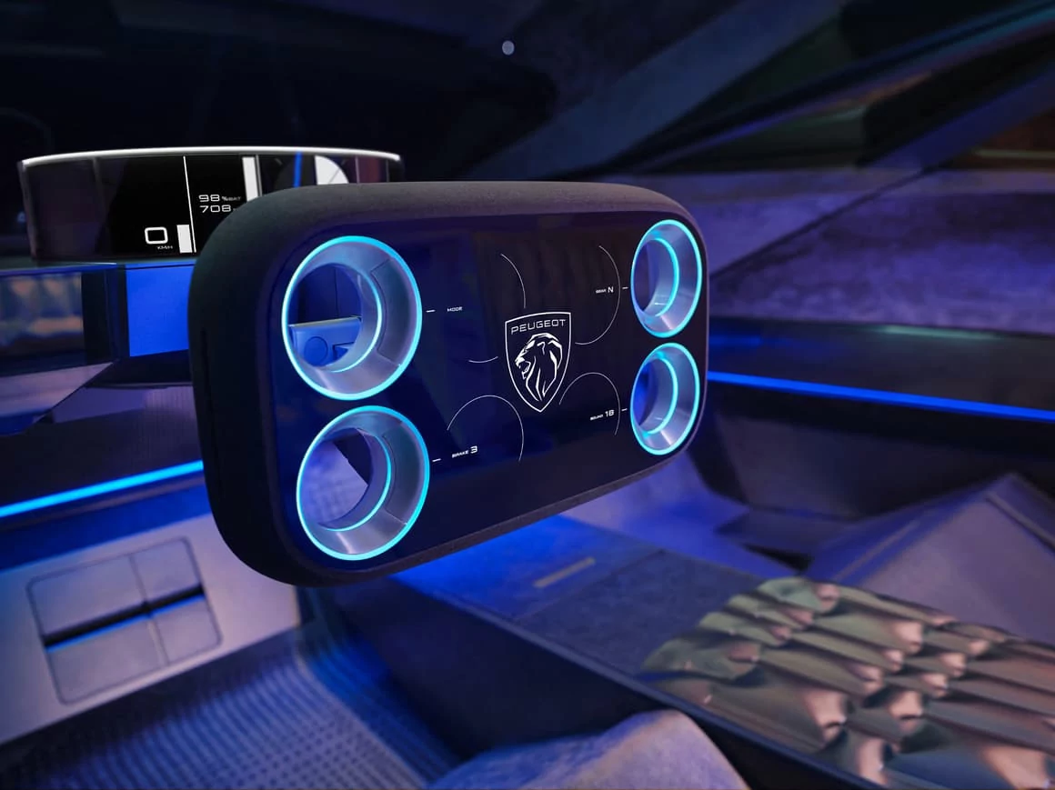 peugeot inception concept-car volant © © Peugeot
