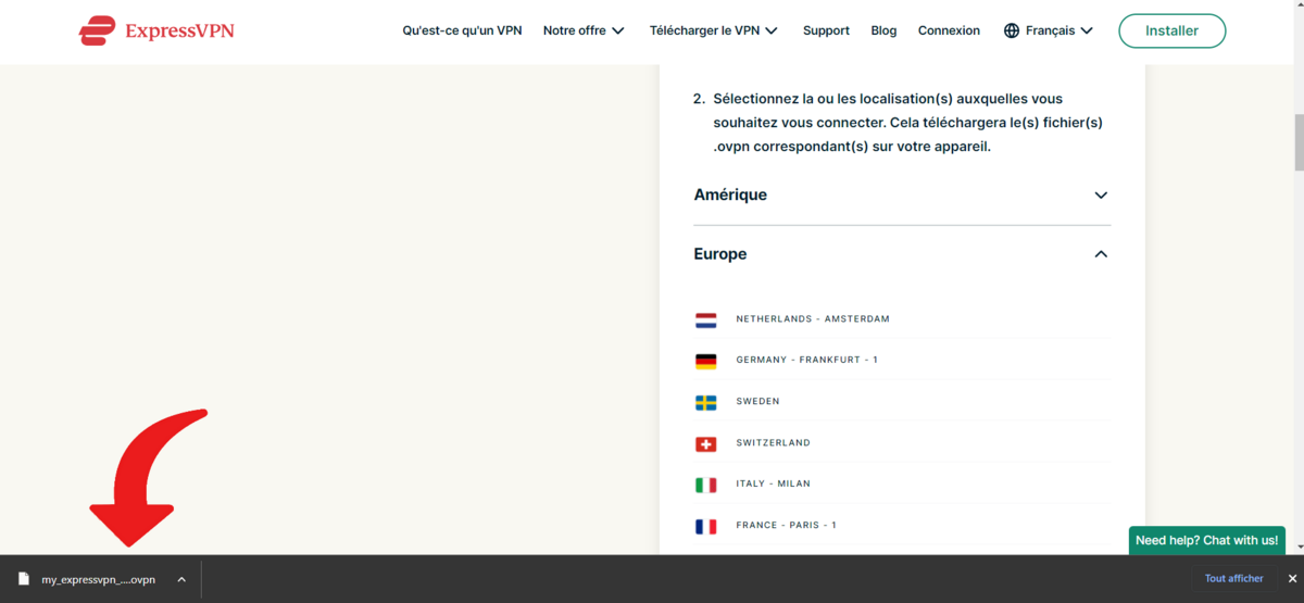 installer expressvpn © clubic.com