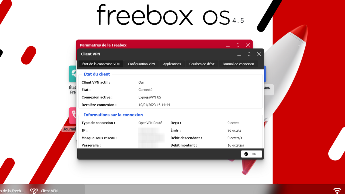 ExpressVPN - Freebox