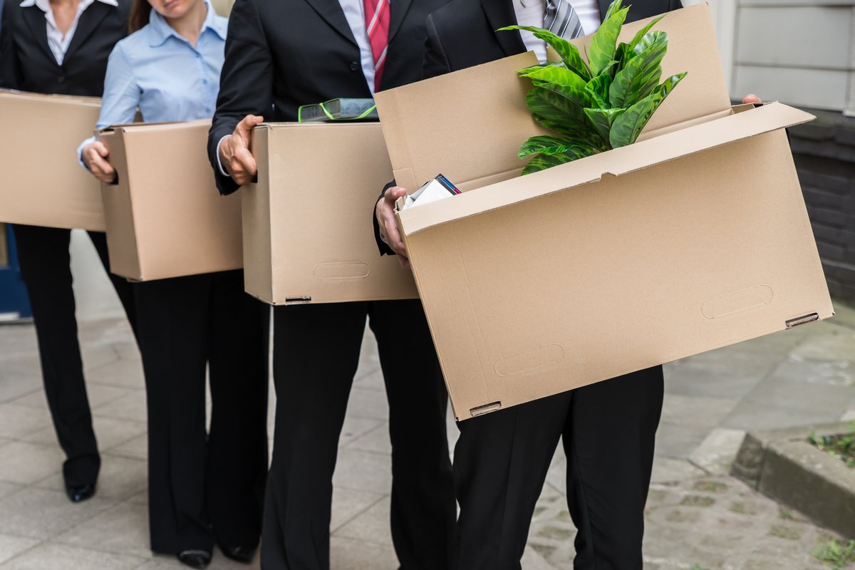 cartons licenciement emploi © Shutterstock