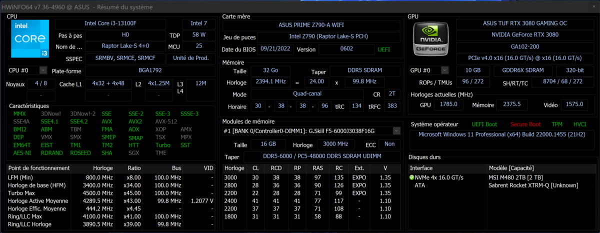 Intel Core i3-13100F © Nerces