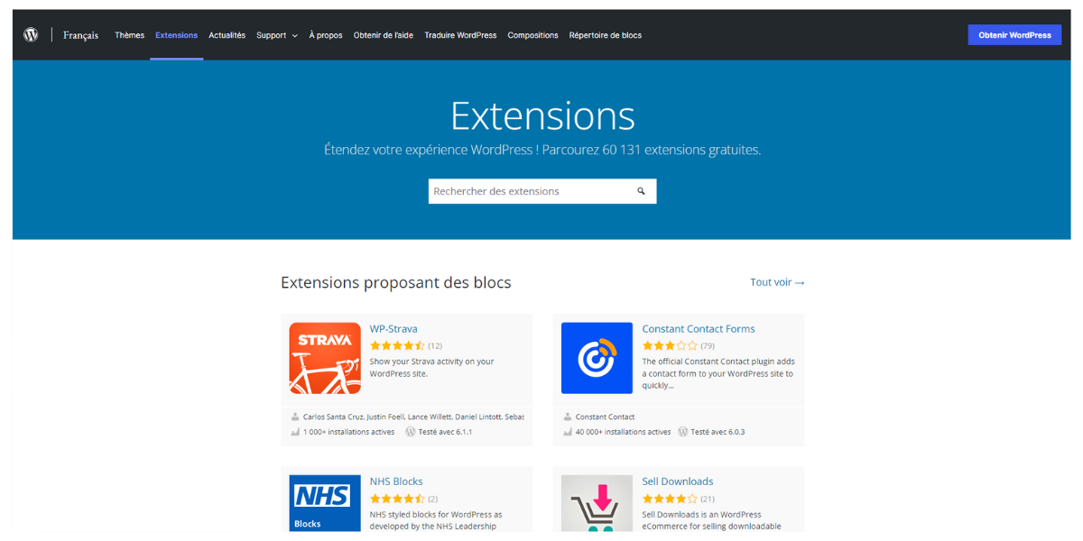 Wordpress plugins © © Wordpress
