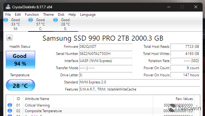 Samsung SSD 990 PRO © Neowin