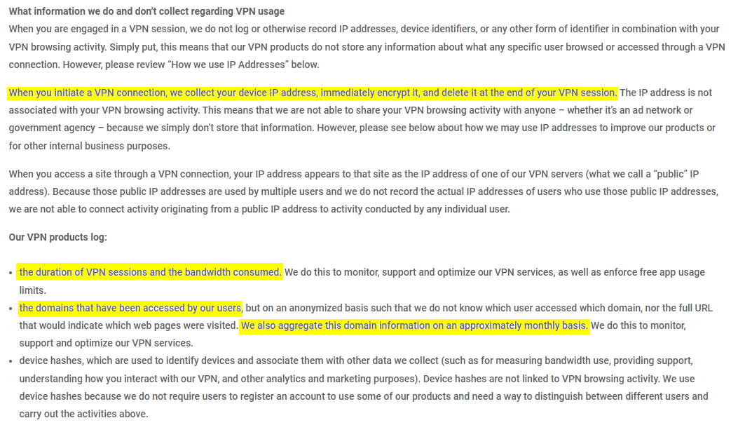 Betternet récupère de nombreuses données personnelles qu&#039;un VPN ne devrait pas collecter