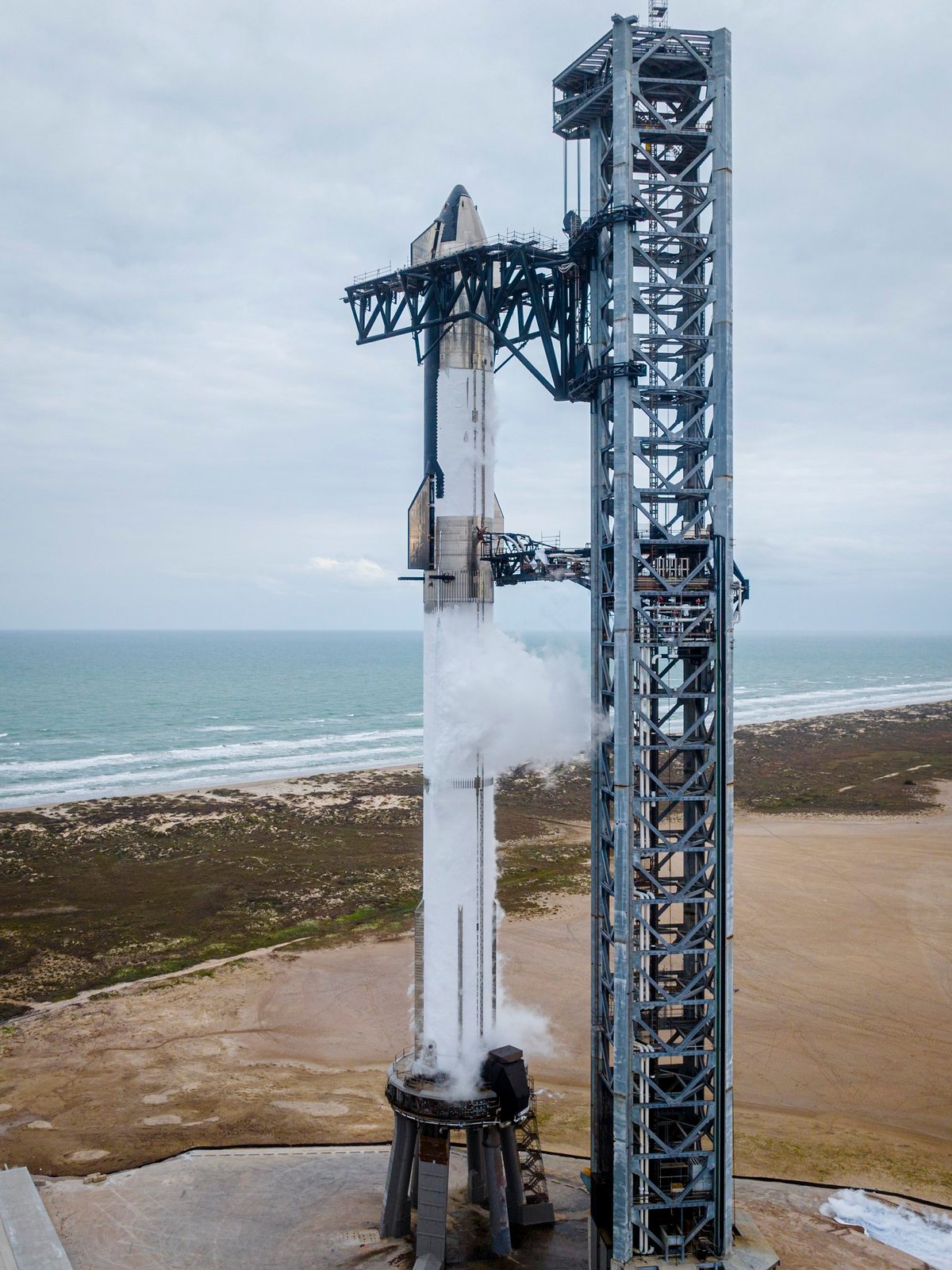 Starship SN24 et BN7 test compte à rebours fictif 2 © SpaceX