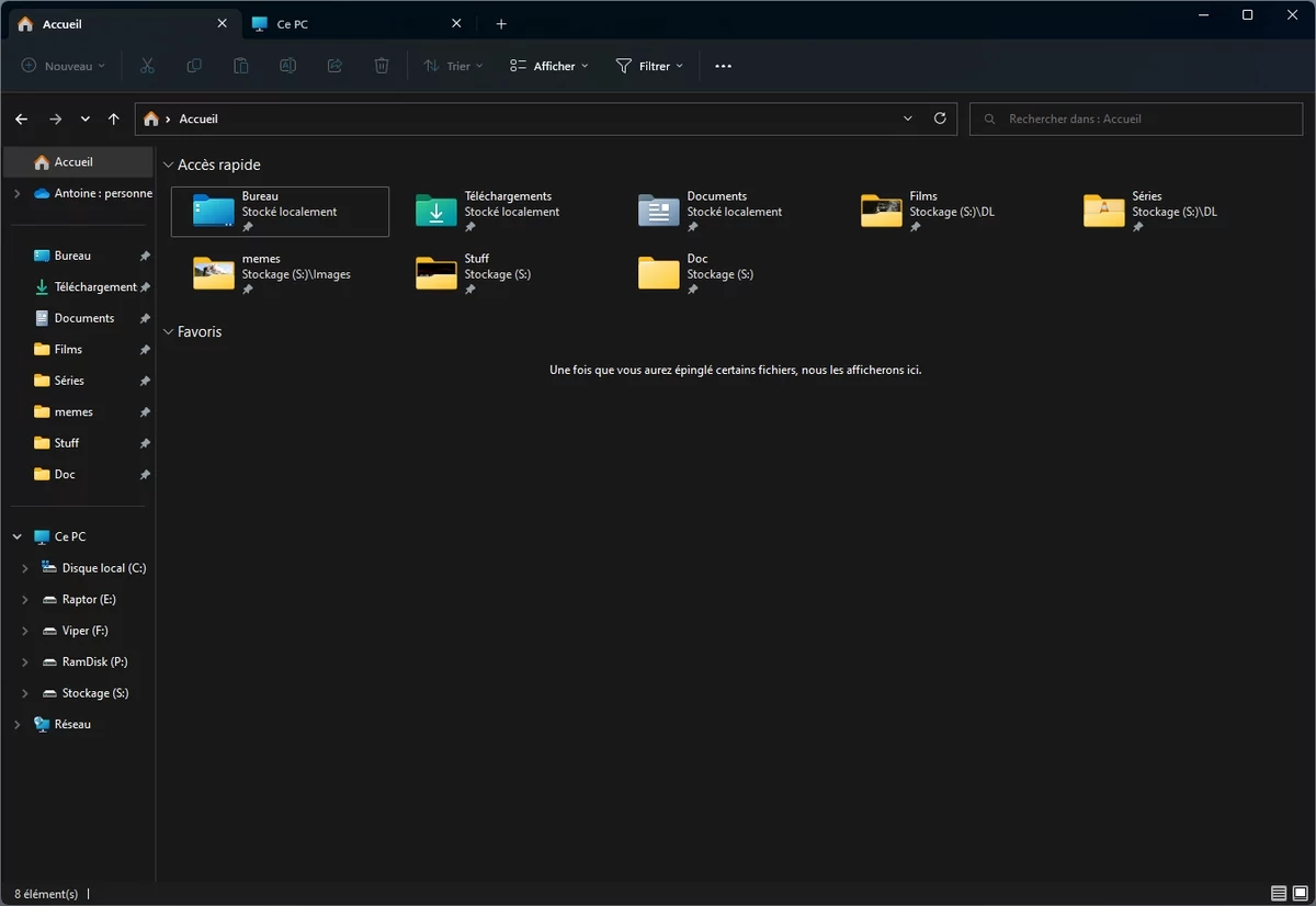 Windows 11 Explorateur © Clubic