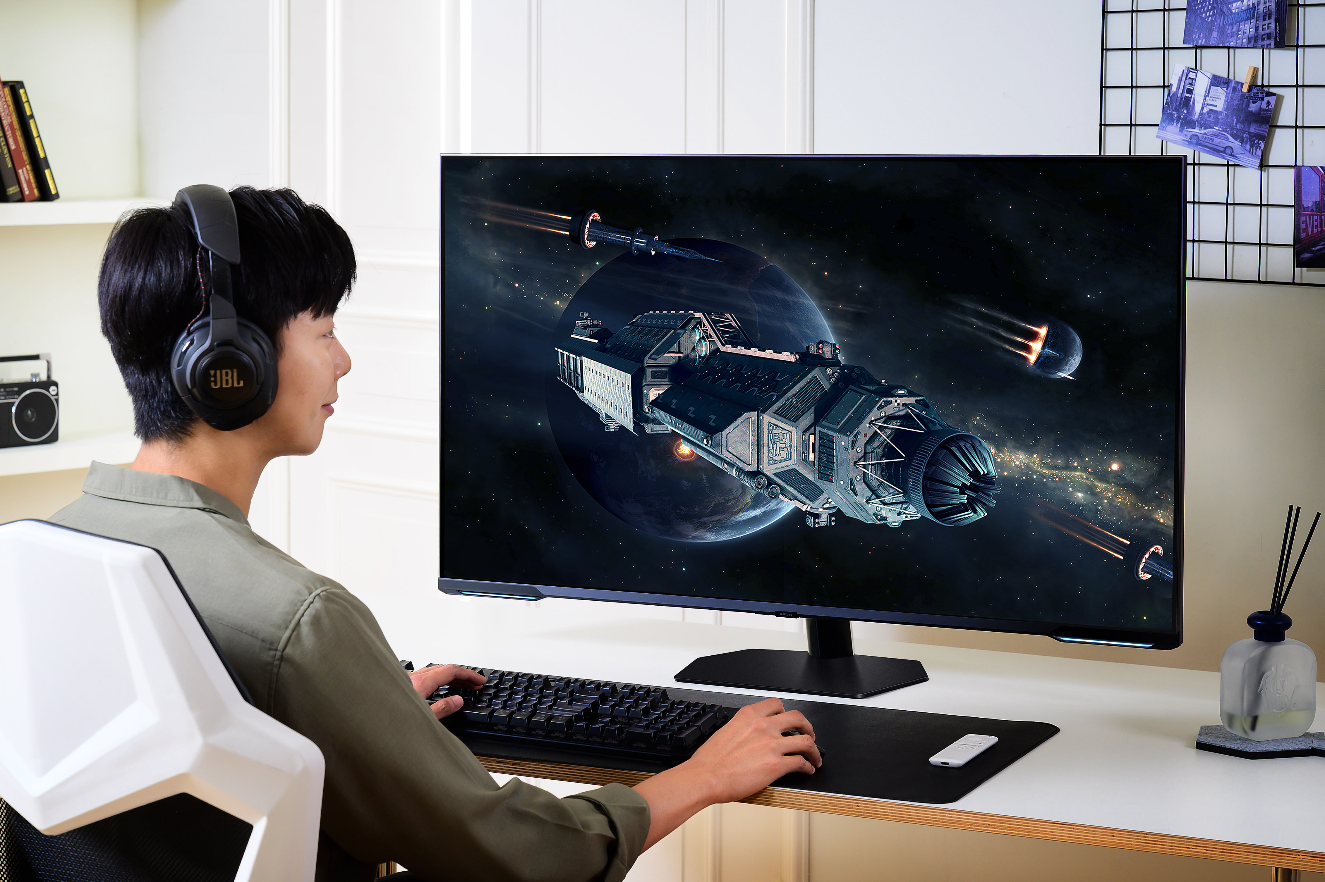 Ecran PC Gamer Samsung ODYSSEY G7 32'' pas cher - Moniteur - Achat