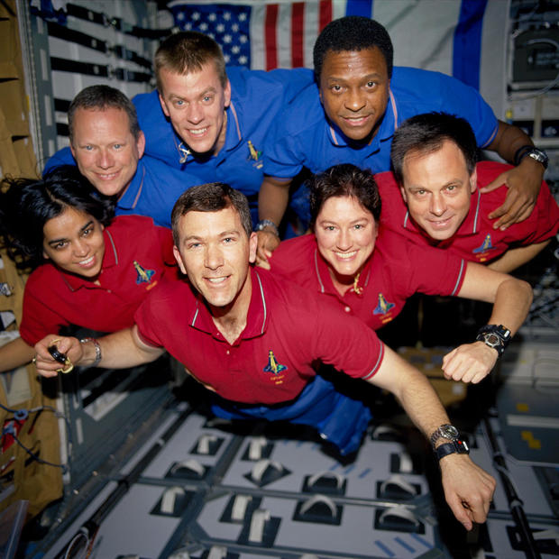 Les 7 membres d&#039;équipage ont rempli leur mission avant de tenter de revenir sur Terre © NASA