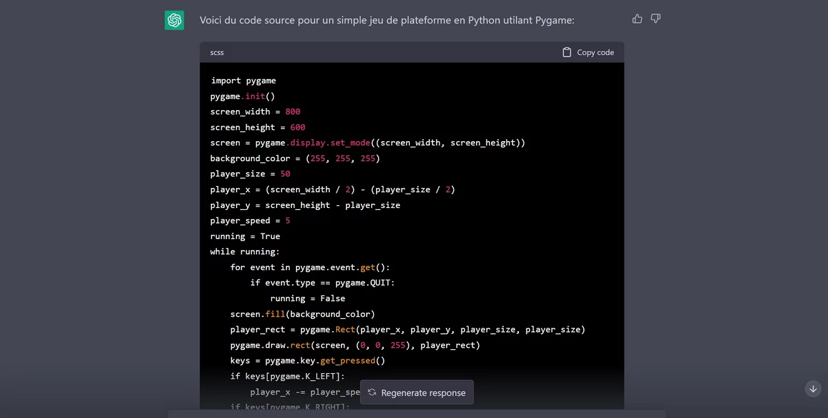 ChatGPT network error © © ChatGPT / Alexandre Schmid pour Clubic