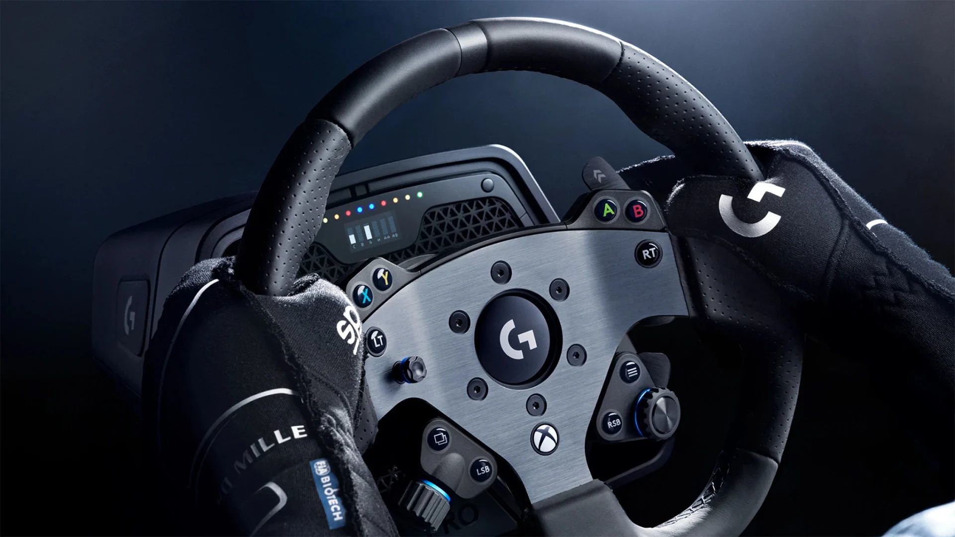 Support de jeu au volant de course pour Logitech