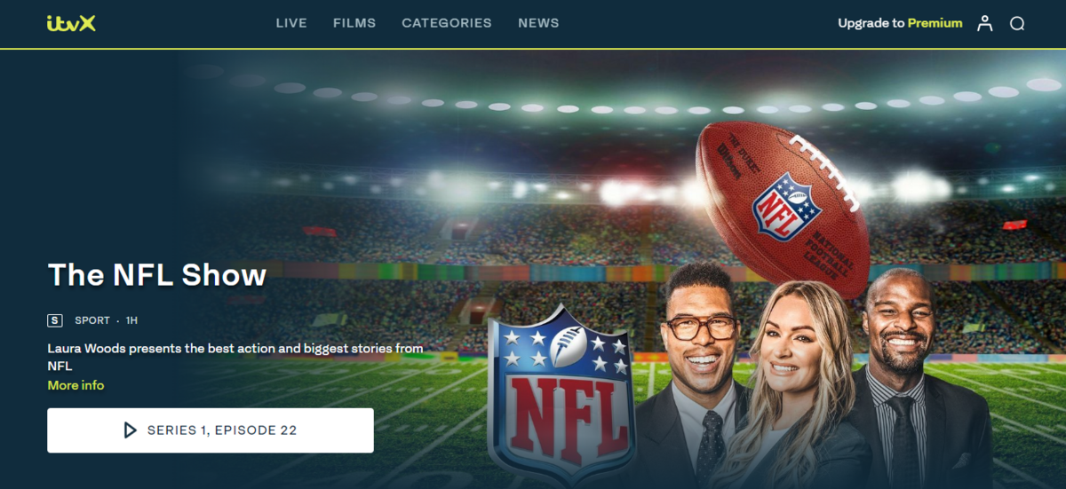 Super Bowl 2023 ITVX © © ITV