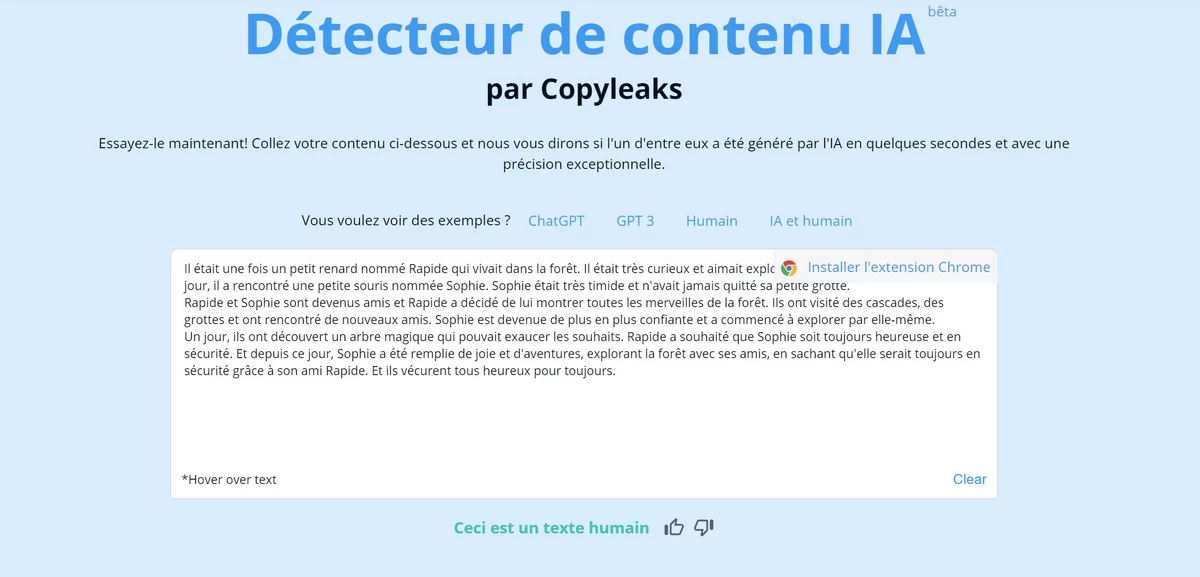Copyleaks © © Copyleaks / Alexandre Schmid pour Clubic