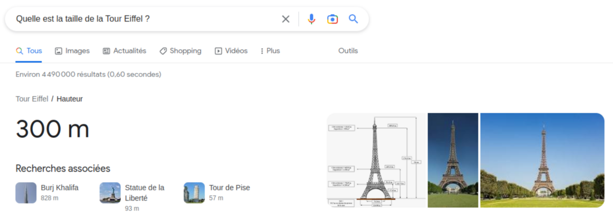 Google Search - Question 1 © Johan Gautreau
