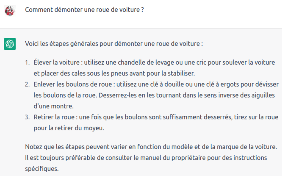 ChatGPT - Question 5 © Johan Gautreau