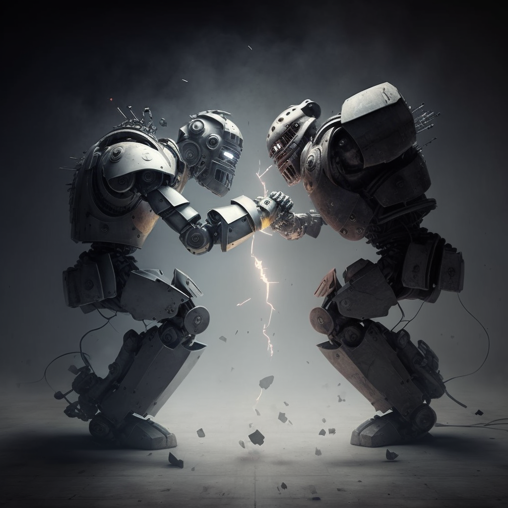 Combat robots IA © Johan Gautreau