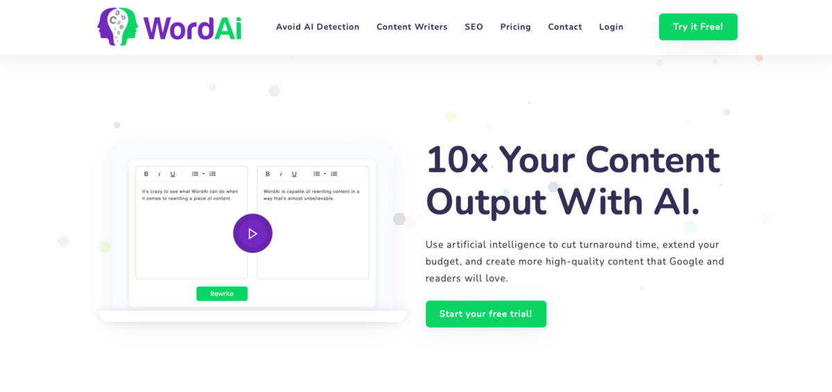 Word AI Screen 1