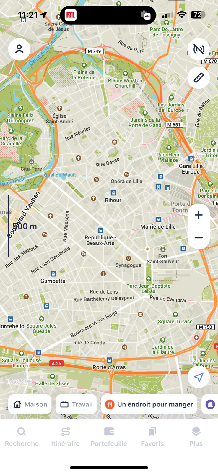 Maps.me © © Mathieu Grumiaux pour Clubic