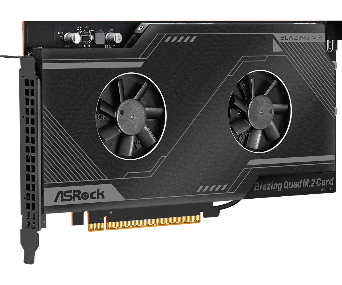 ASRock Blazing Quad M.2 Card_01 © ASRock