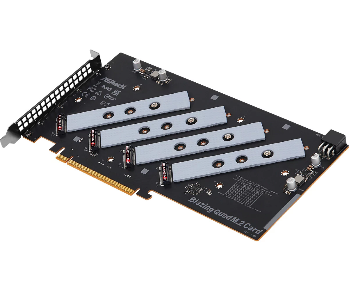 ASRock Blazing Quad M.2 Card_01 © ASRock