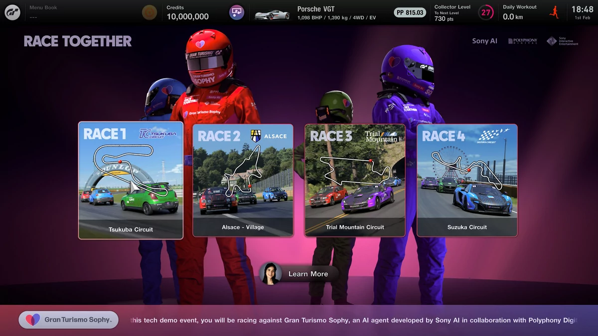 Gran Turismo 7 Sophy © © Sony Interactive Entertainment