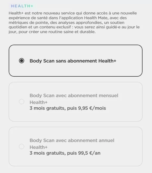Withings Body Scan © © Withings