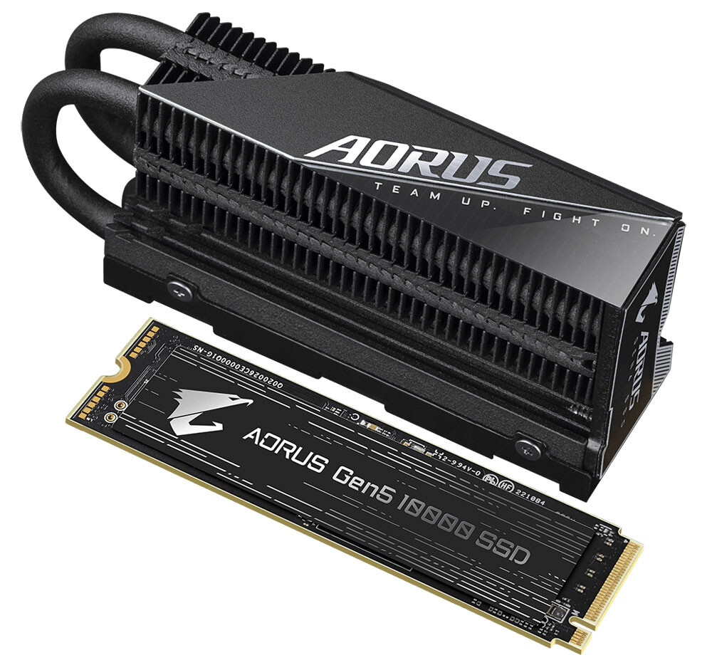 L'Aorus de Gigabyte en passe d'être le premier SSD PCIe Gen 5 disponible hors du Japon