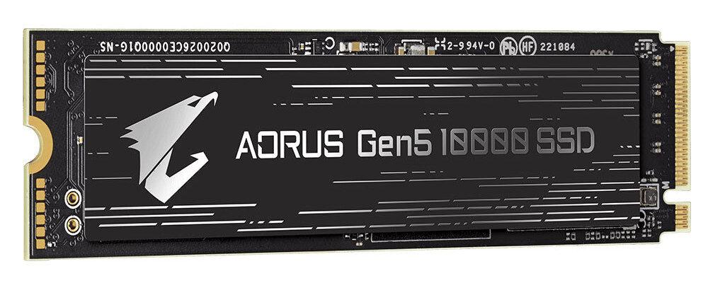 Gigabyte Aorus Gen5 10000 SSD © TechPowerUp