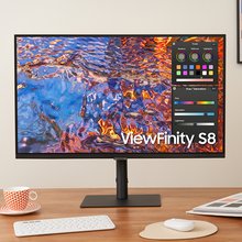 Test Samsung ViewFinity S8 : un moniteur PC à l'aise avec les reflets ?