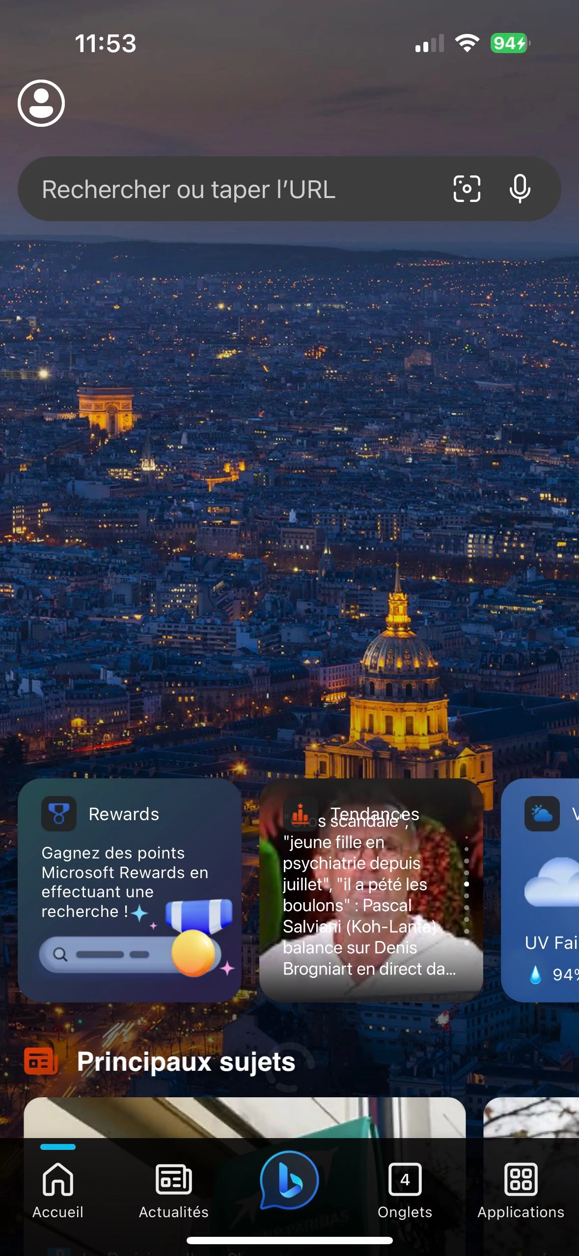 Bing chat iOS 1