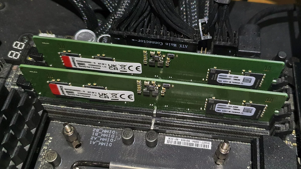 Kingston ValueRAM 16 DDR5-4800 CL40 © Nerces