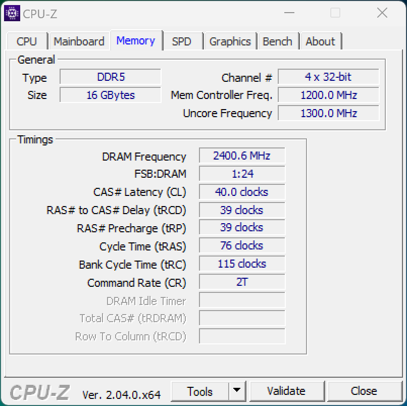 Kingston ValueRAM 16 DDR5-4800 CL40 © Nerces