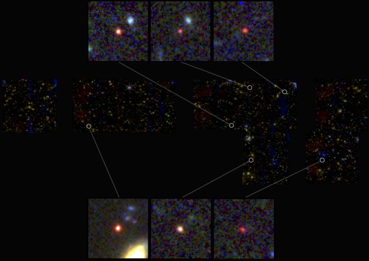 james webb galaxies anciennes © © NASA, ESA, CSA, I. Labbe (Swinburne University of Technology)