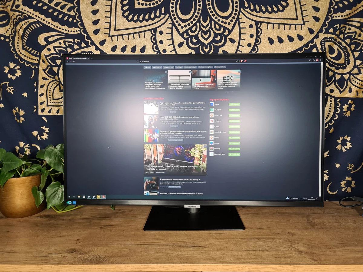 Test Samsung ViewFinity S8 © Matthieu Legouge