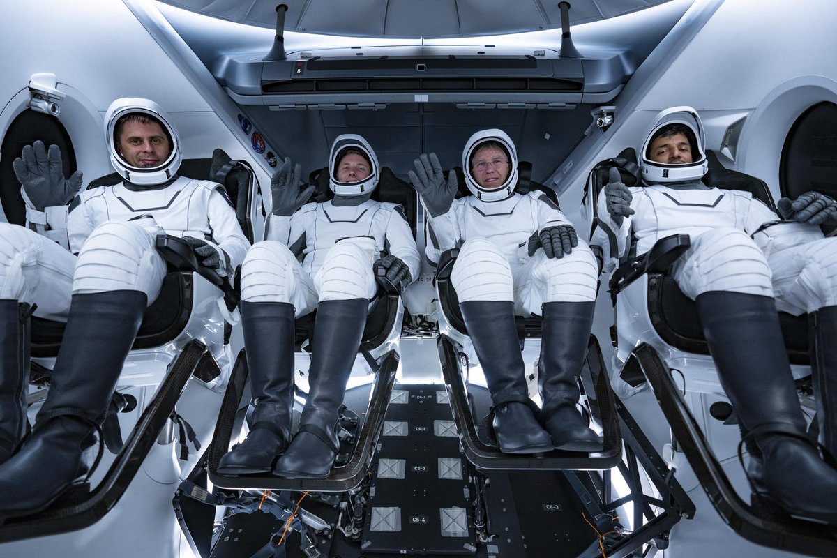 Crew-6 équipage NASA Crew Dragon © SpaceX