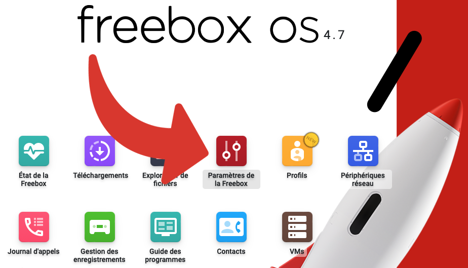 Freebox OS : Paramètres de la Freebox