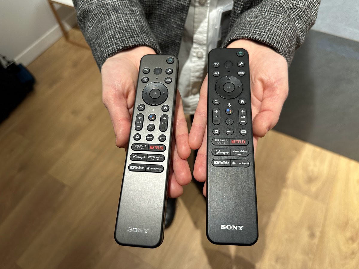 Sony Bravia XR - remote controls © Colin Golberg