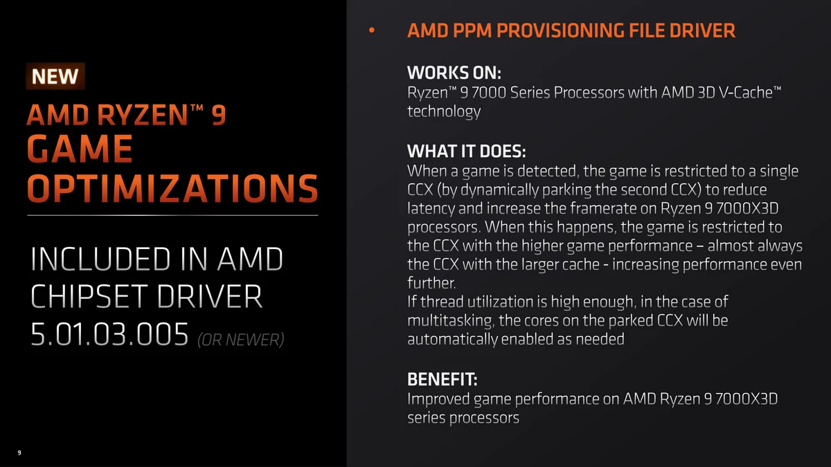 AMD Ryzen 9 7950X3D © AMD