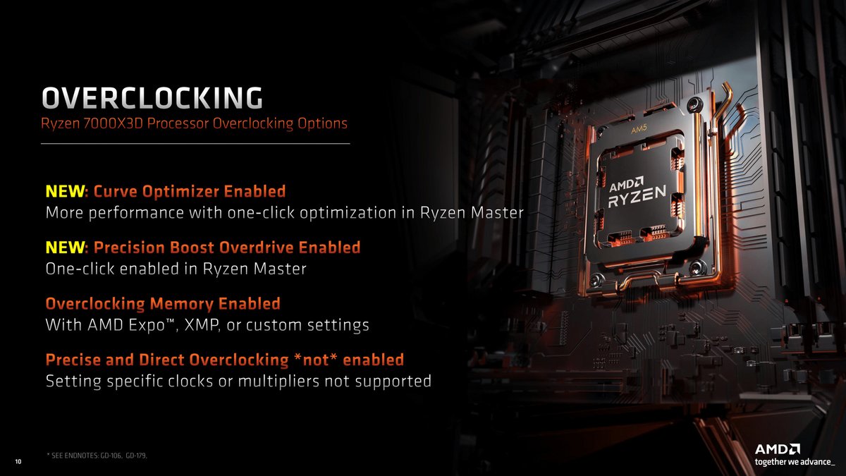 AMD le dit clairement : &quot;Pas de modification des multiplicateurs&quot; © AMD