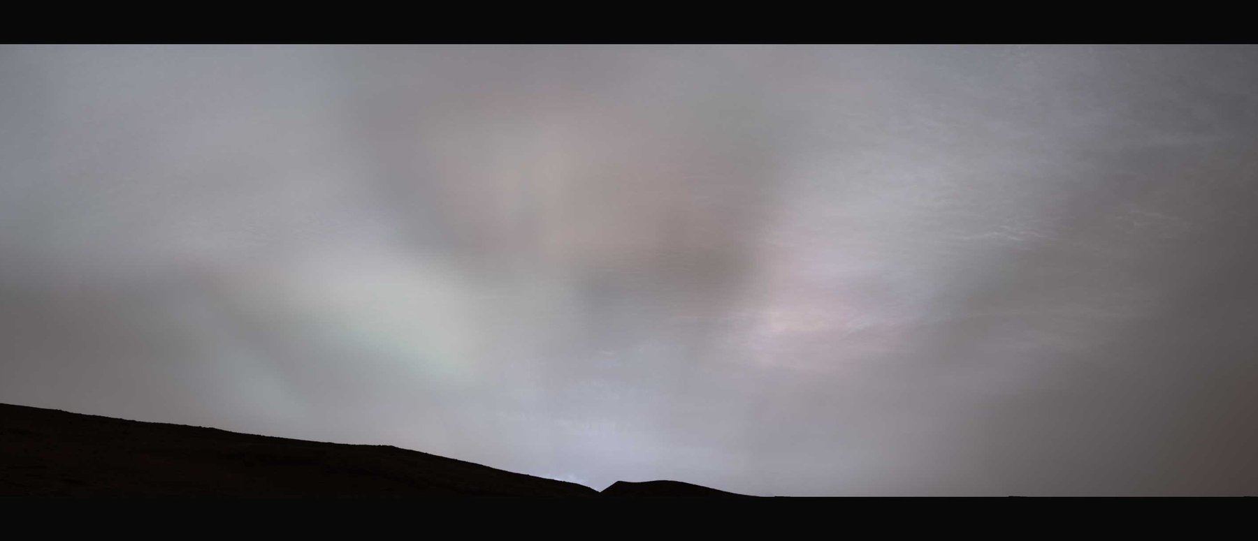 Une sublime image du crépuscule sur Mars capturée par le rover Curiosity
