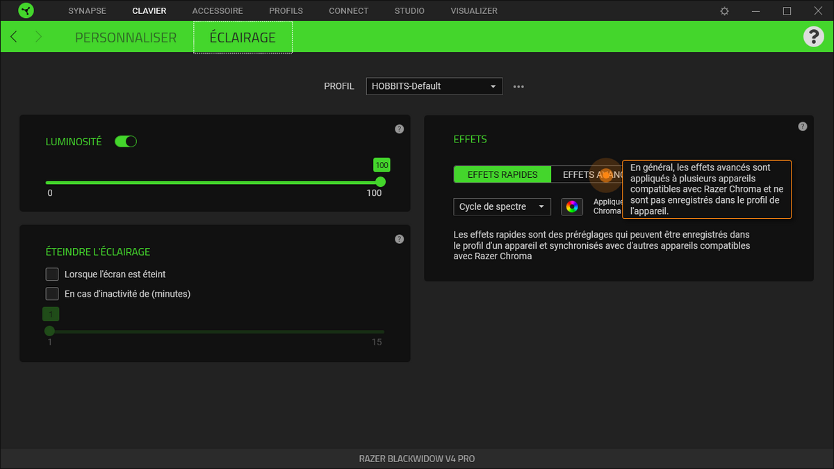 Razer BlackWidow V4 Pro © Nerces