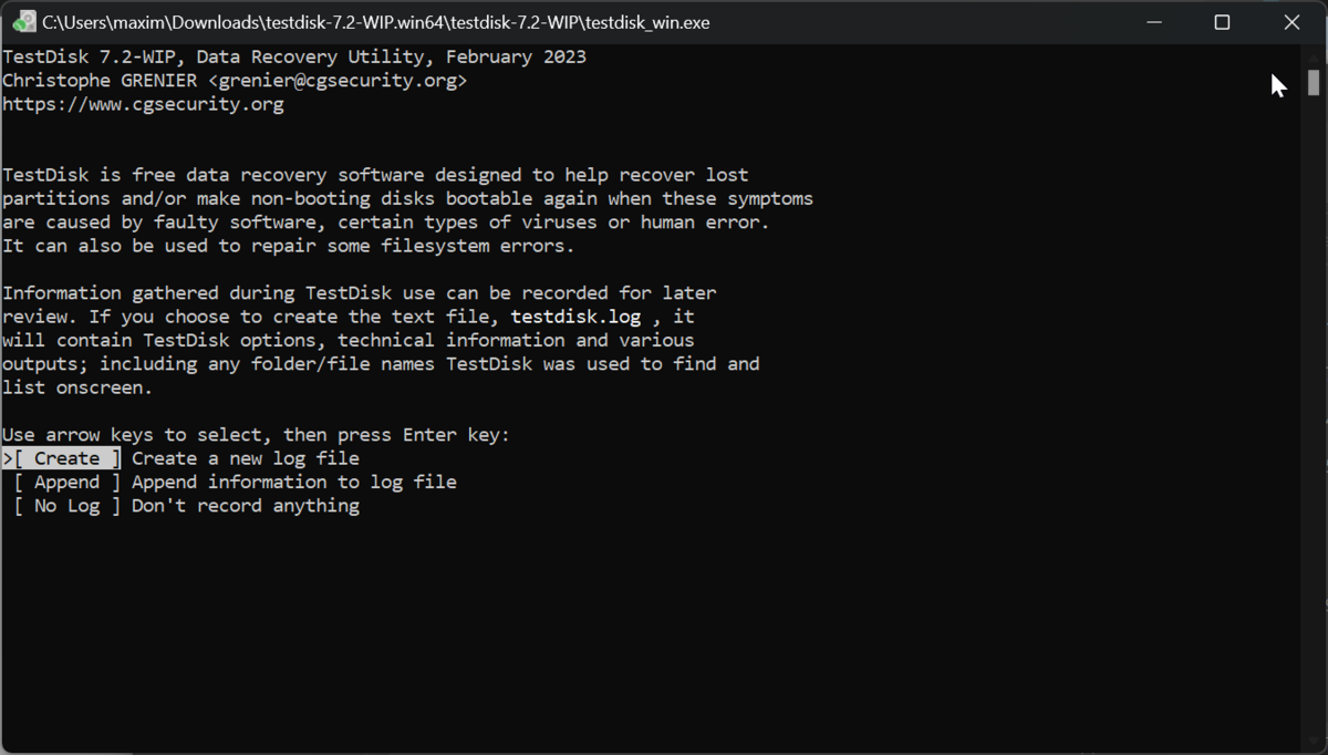 TestDisk