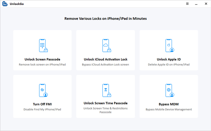 Télécharger iToolab UnlockGo (gratuit) Windows, Mac - Clubic
