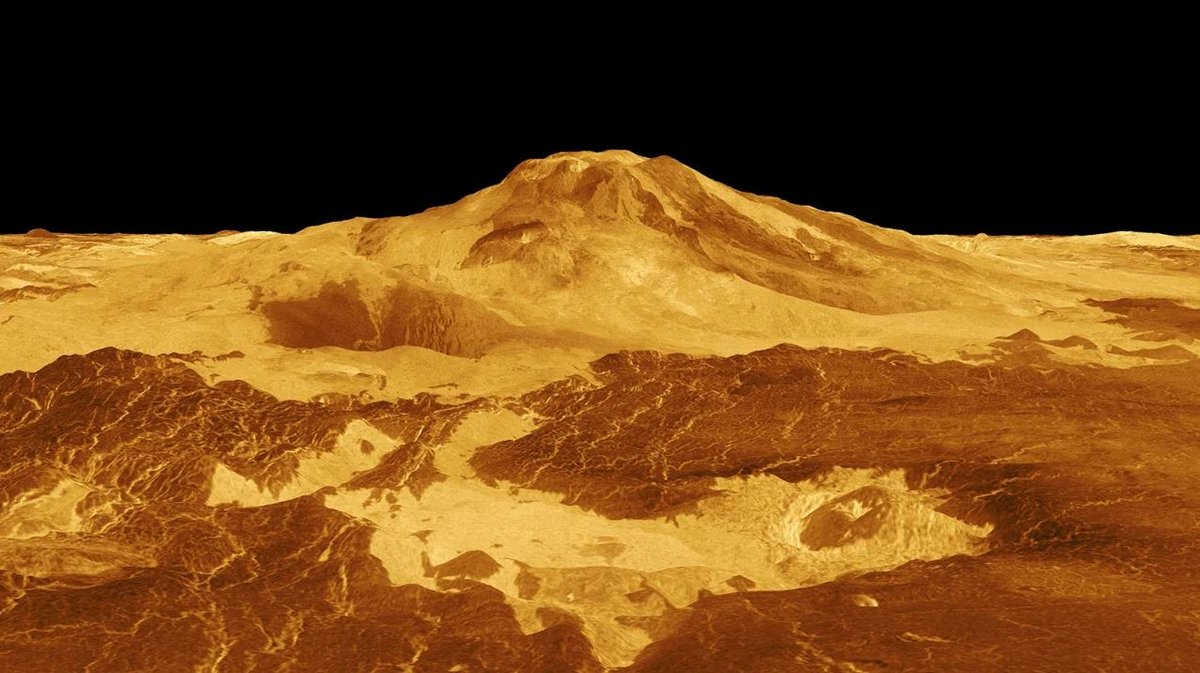 Venus Maat Mons volcan actif © NASA/JPL-Caltech