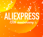 Aliexpress célèbre son 13ème anniversaire avec des promos incroyables !