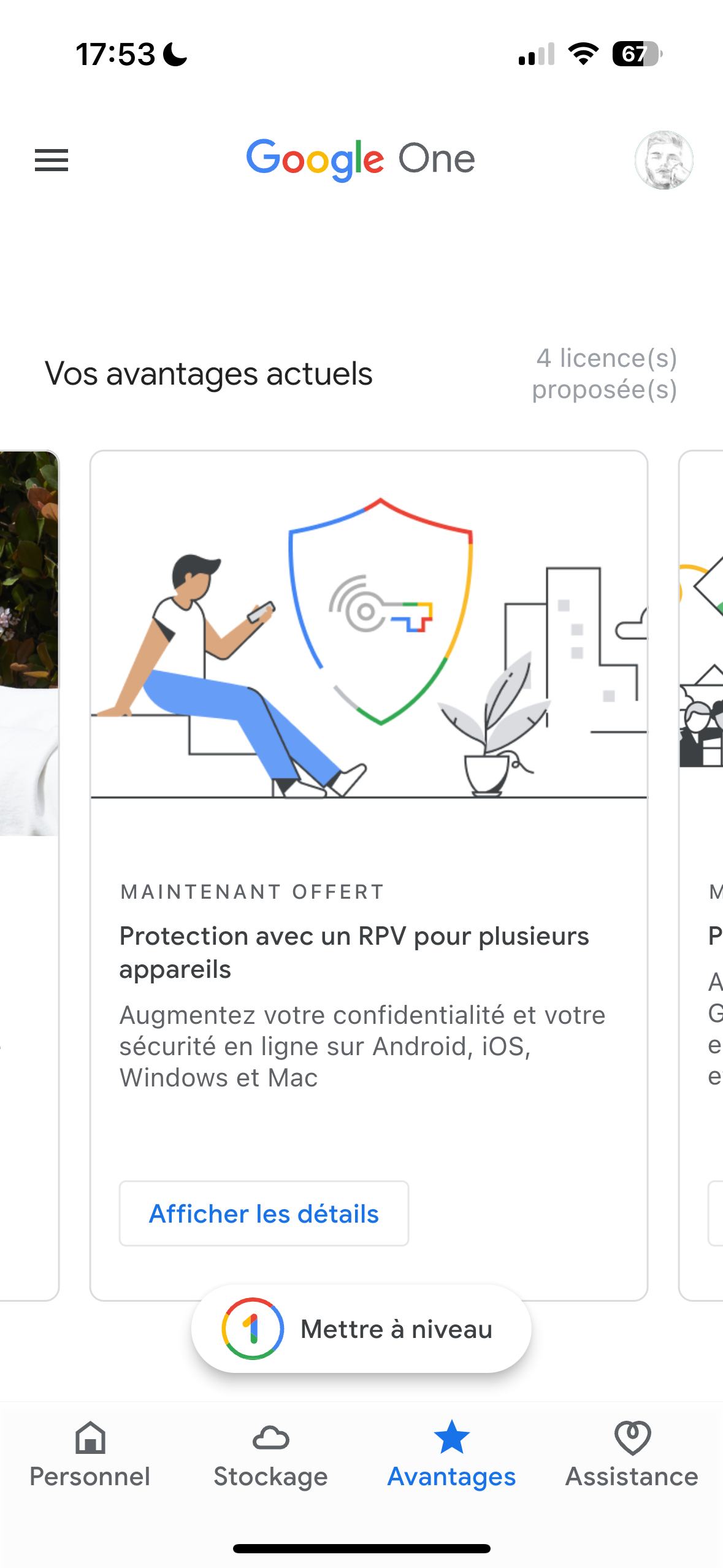 Google One VPN ios