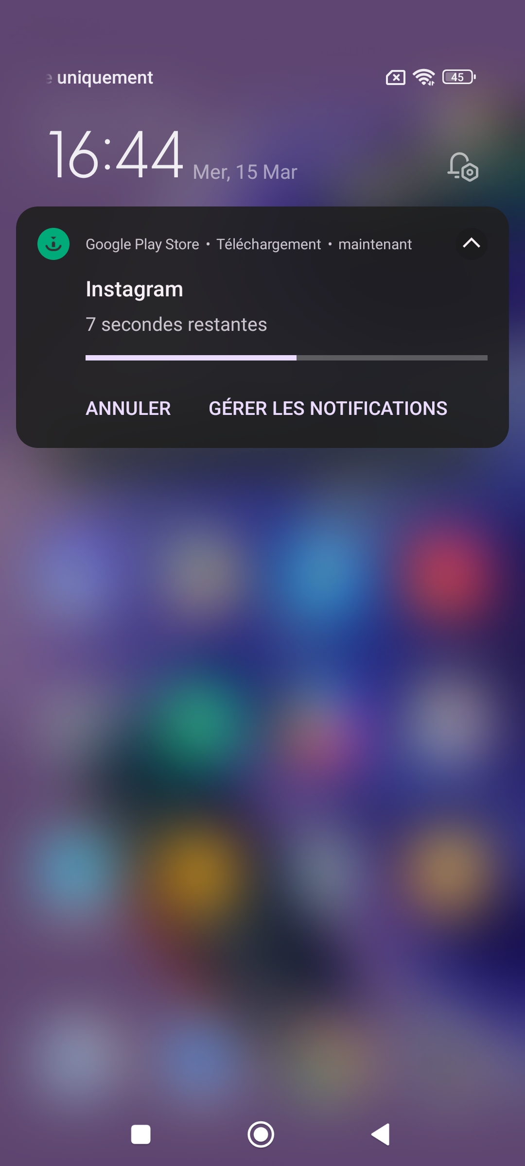 Tiroir de notifications Xiaomi Redmi Note 12 Pro+ © Nicolas Lafarge