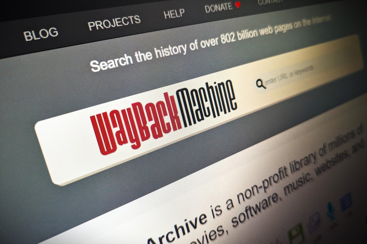 Internet Wayback Machine © Alexandre Boero pour Clubic