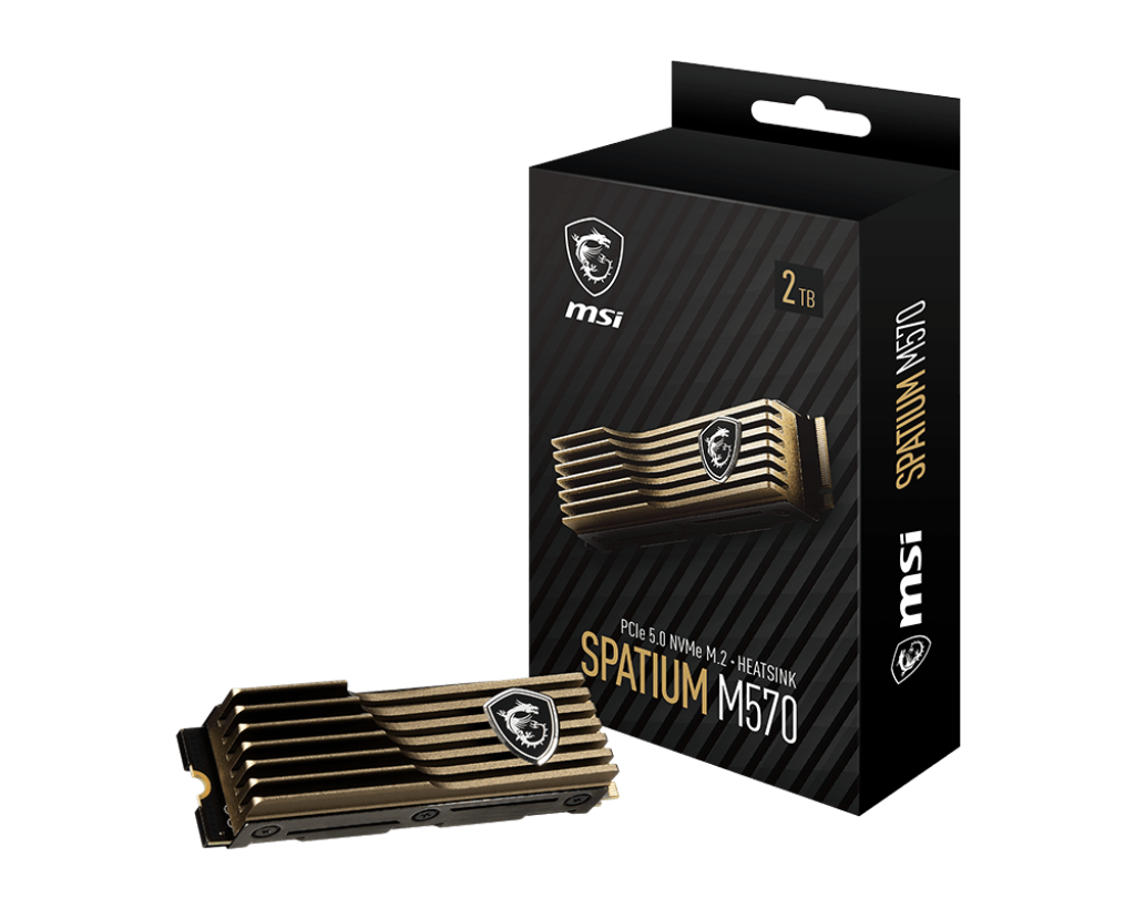 Spatium M570 : MSI officialise son premier SSD NVMe PCI Express 5.0