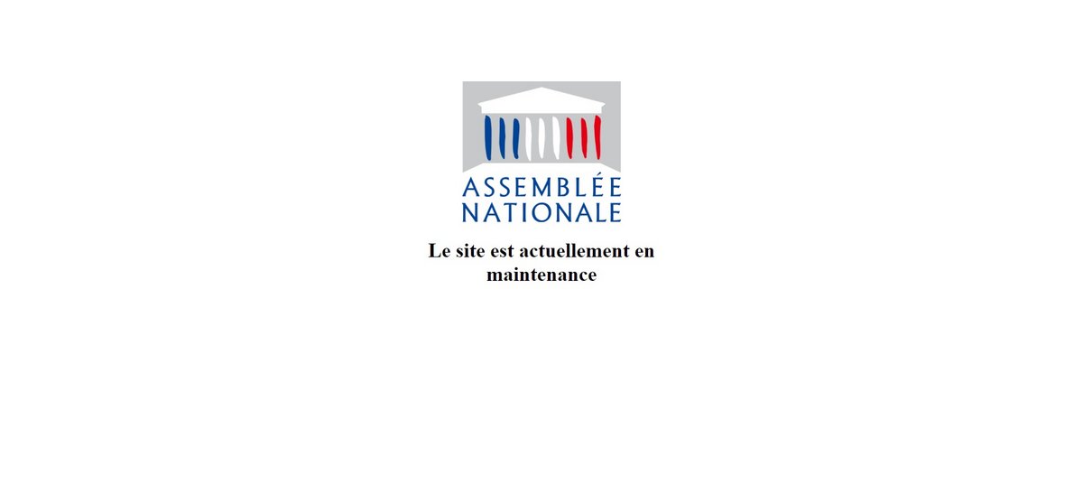 site inaccessible assemblée nationale